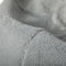 Flash Furniture Duncan Large Gray Faux Sherpa Refillable Bean Bag Chair for Kids and Teens DG-BEAN-LARGE-SHERPA-GY-GG - alternate 6